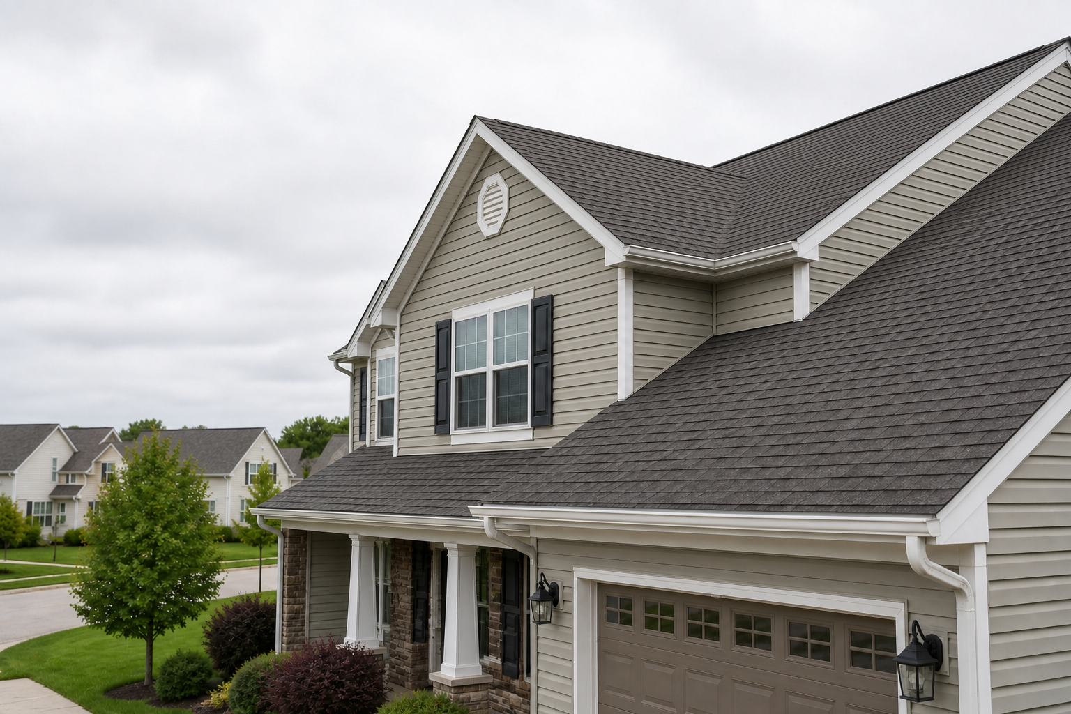 Millennials Roofing - finished roof in Milford